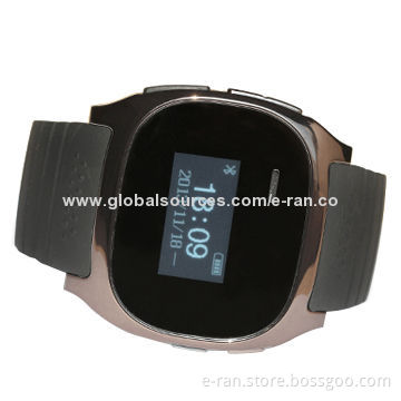 Fashionable Bluetooth Watch for Mobile Phones, Built-in GPS/Mic/Speaker/G-sensor
